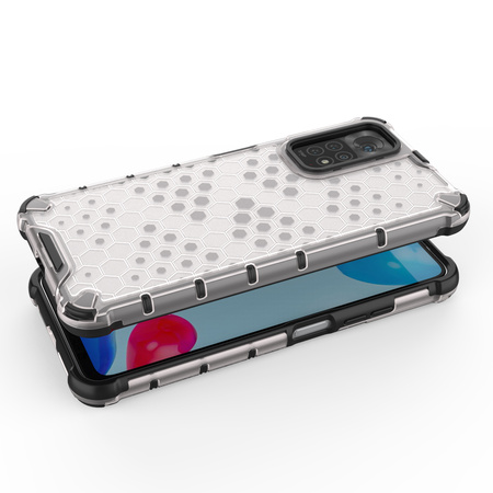 Honeycomb etui pancerny pokrowiec z żelową ramką Xiaomi Redmi Note 11S / Note 11 czarny