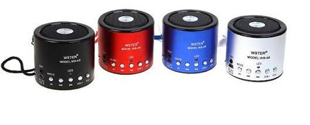 PRZENOŚNY GŁOŚNIK BLUETOOTH FM USB GŁOŚNICZEK