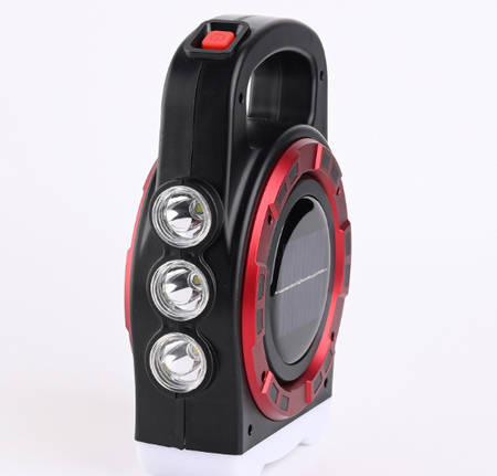 Latarka solarna, reflektor 20W - wbudowany akumulator HB-6678C