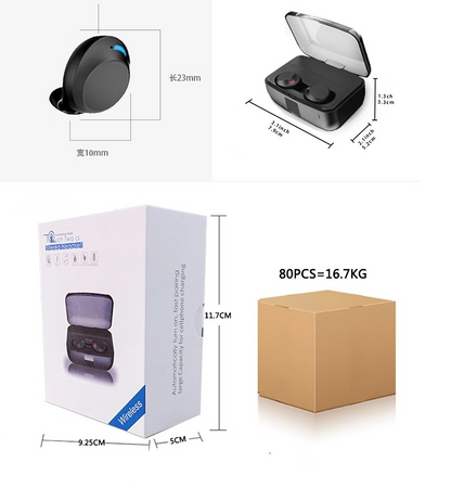 Słuchawki Bezprzewodowe TG-H1 - Bluetooth 5.0, 5h Muzyki, Wodoodporne IPX5