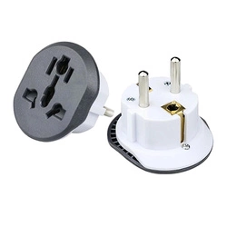 Uniwersalny adapter podróżny 250V / 16A – EU / UK / US / AUS, all-in-one z zabezpieczeniem przepięciowym