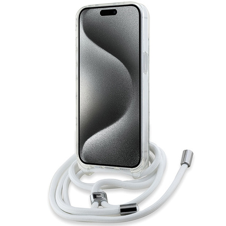 Etui Karl Lagerfeld Crossbody IML Karl Head MagSafe na iPhone 15 / 14 / 13 - przezroczyste