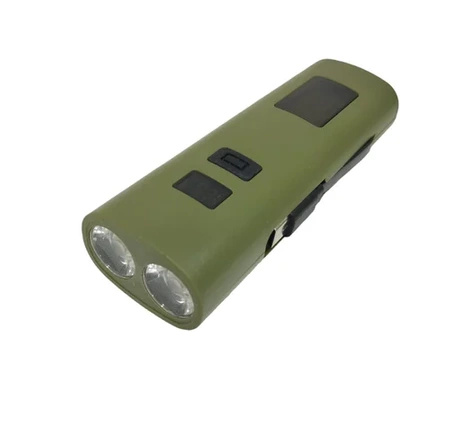 Latarka rowerowa z powerbankiem i kablem typ C oraz Lightning