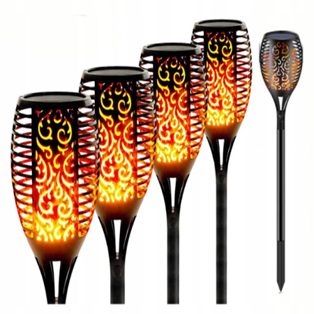 Lampka ogrodowa POCHODNIA IP 65 58cm 4 szt