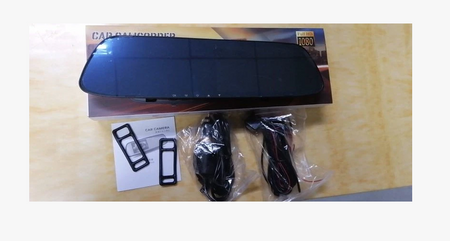 Wideorejestrator Kamera na Lusterko wsteczne 5" DVR z Full HD