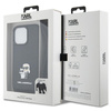 Etui Karl Lagerfeld Crossbody Saffiano Metal Pin Karl&Choupette na iPhone 13 Pro / iPhone 13 - czarne