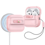 Etui ESR Pulse Halolock Magsafe na AirPods 4 - różowe