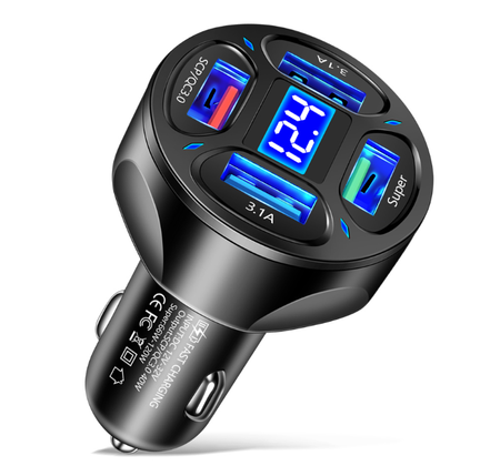 Ładowarka samochodowa 120W QC PD FastCharge