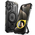 Etui Supcase UB Grip Mag z MagSafe na iPhone 16 - czarne