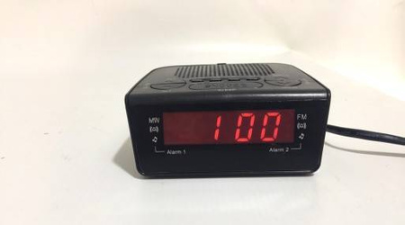 Zegar z budzikiem CR-932