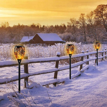 Lampka ogrodowa POCHODNIA IP 65 58cm 4 szt