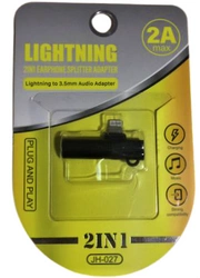 Kabel MFi Lightning do 3,5 mm Jack AUX dla iPhone SE 2 iPhone 7 8 plus XR Xs MAX 3,5 mm Lightning 3,5 Słuchawki Adapter Audio Splitter