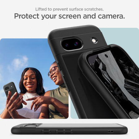 Etui Spigen Ultra Hybrid na Google Pixel 8A - czarny mat
