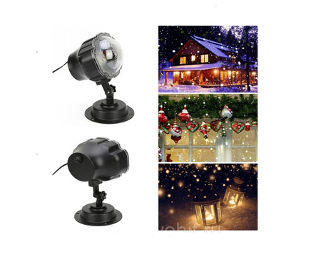 M2/ Zewnętrzny projektor laserowy Snow Flower Lamp