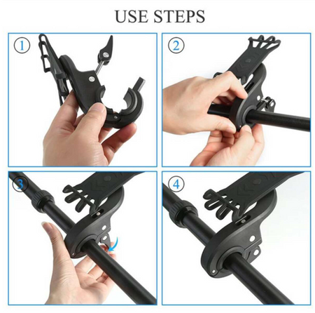 Uchwyt rowerowy motocykl skuter