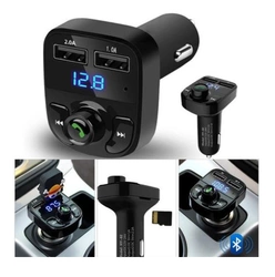 Zestaw głośnomówiący Bluetooth X8 Bezprzewodowy transmiter samochodowy