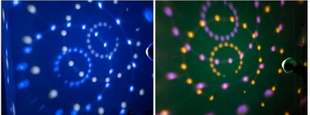 M2/ Kryształowa obracająca się świetlna kula Reflektor LED