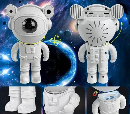 Lampa projektora świetlnego LED RGB astronauta Galaxy
