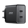Szybka ładowarka Joyroom JR-TCF09 2x USB-C 40W - czarna