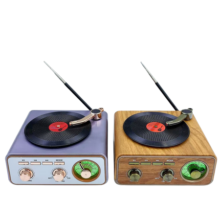 Gramofon retro CMIK MK-626BT Bluetooth USB FM/AM/SW z akumulatorem