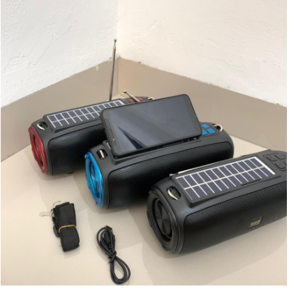 Głośnik Bluetooth Głośnik z Przenośnym power bankiem solarnym 