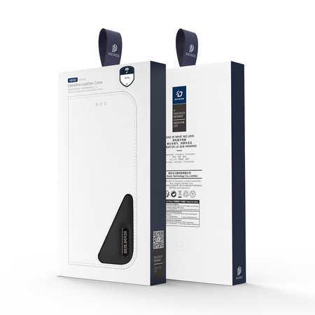Etui Dux Ducis Hivo na iPhone 16 Pro z klapką i ochroną RFID - czarne