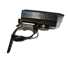 LAMPKA ROWEROWA LED AKUMULATOR LADOWANA SŁOŃCEM