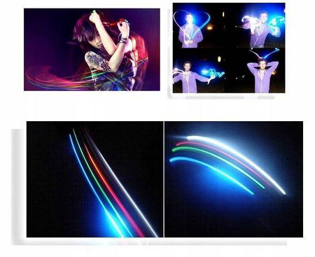 DIODY Światełka na palce LAMPKI LED LASER 4 sztuk