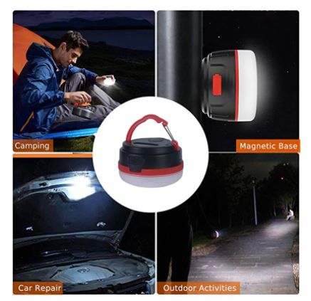 Lampa kempingowa latarka LED lampka do namiotu