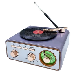 Gramofon retro CMIK MK-626BT Bluetooth USB FM/AM/SW z akumulatorem