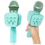 BEZPRZEWODOWY MIKROFON KARAOKE  PASTELOWY KOLOR