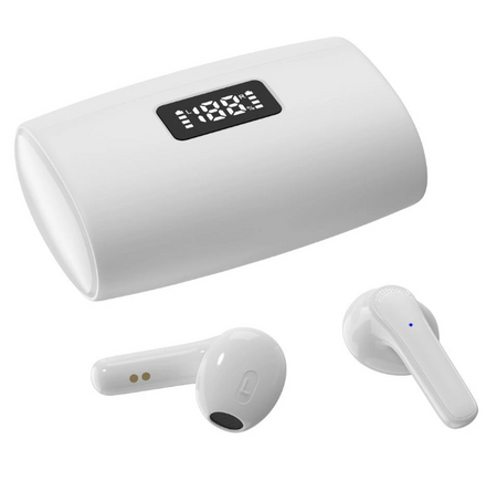 SŁUCHAWKI BEZPRZEWODOWE DOUSZNE Z FUNKCJĄ POWERBANK - SMART TOUCH