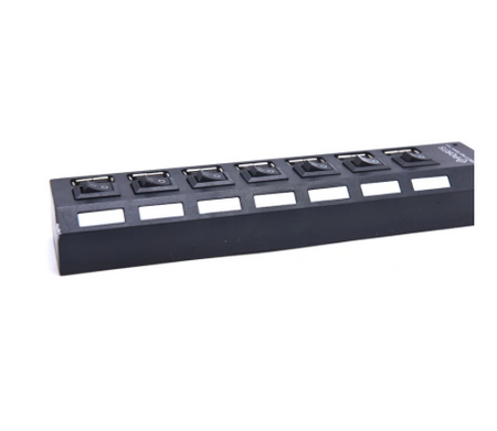 M2/ Siedem portów gniazd USB zasilacz ładowarka przedłużka do ładowania