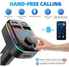 Transmiter Bluetooth FM Samochodowy Uniwersalny RGB