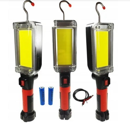 AD 1107 / LAMPA LATARKA WARSZTATOWA LED COB AKUMULATOR 700lm