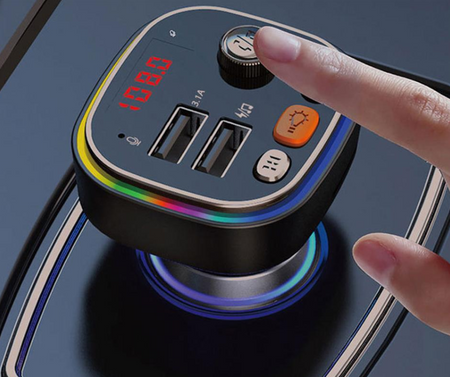 C20 TRANSMITER BLUETOOTH FM MP3 SD ŁADOWARKA 2xUSB