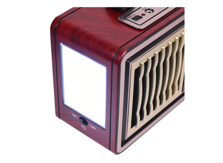 Radio MP3 z bluetooth SD USB akumulatorem z latarką