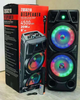 M1 ZQS-8210 / Głośnik Bluetooth Bezprzewodowy Boombox Karaoke światło LED i moduł FM