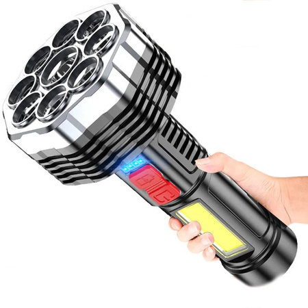 Latarka taktyczna LED Wodoodporna 9xLED