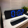 ELEKTRONICZNY ZEGAREK ŚCIENNY BUDZIK Z PILOTEM 12 x RGB KOLOR