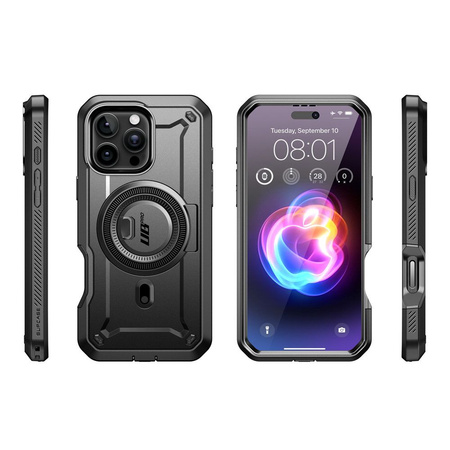 Etui Supcase UB Pro Mag MagSafe na iPhone 16 Pro - czarne