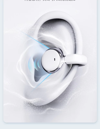 Słuchawki bezprzewodowe klipsy Q10 2w1 z klipsem i douszne Bluetooth 5.4 ENC