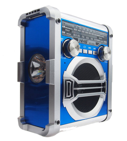 RADIO BUDOWLANE USB SD LATARKA WBUDOWAN AKUMULATOR
