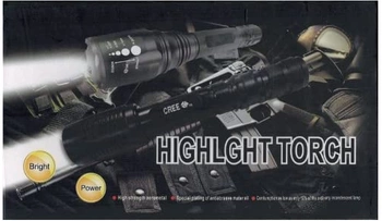 MOCNA LATARKA TAKTYCZNA WOJSKOWA METALOWA SWAT LED 1800 LUMEN