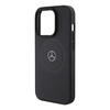 Etui Mercedes Crossed Lines Pattern Leather MagSafe na iPhone 15 Pro Max - czarne