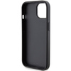Etui Karl Lagerfeld Gripstand Saffiano Choupette Pins na iPhone 15 - czarne