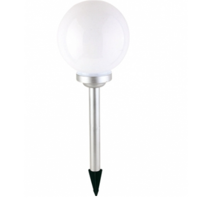 LAMPA SOLARNA OGRODOWA BIAŁA KULA 10 CM 3 PAK