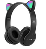 M2/ Świecące Słuchawki bezprzewodowe Kocie Ucho z mikrofonem Bluetooth
