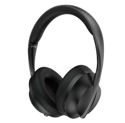 P733 bezprzewodowe słuchawki Bluetooth 5.1 membrana kompozytowa ruchoma cewka oddychające nauszniki 3.5mm słuchawki do gier z mikrofonem