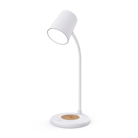 Lampa biurkowa LED z ładowarką bezprzewodową Qi, głośnikiem Bluetooth 5.1 i 3 barwami światła Smart Lamp 10W